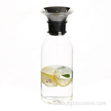 Glass Water Milk Carafe Clear Beverage Bottles